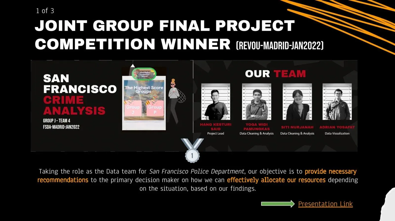 Joint Group Final Project Competition Winner di RevoU
