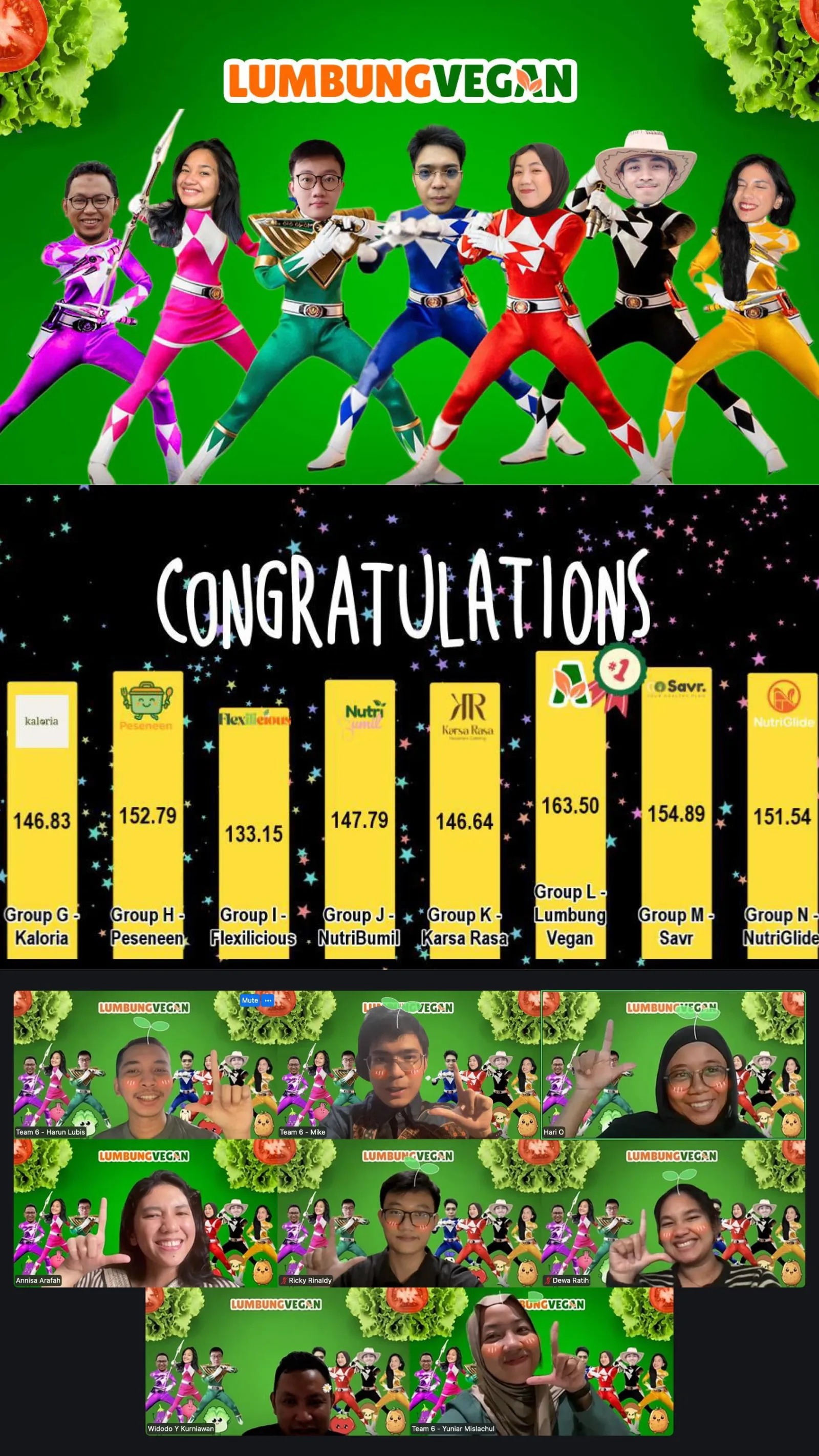 Hasil group project selama program Full-Stack di RevoU