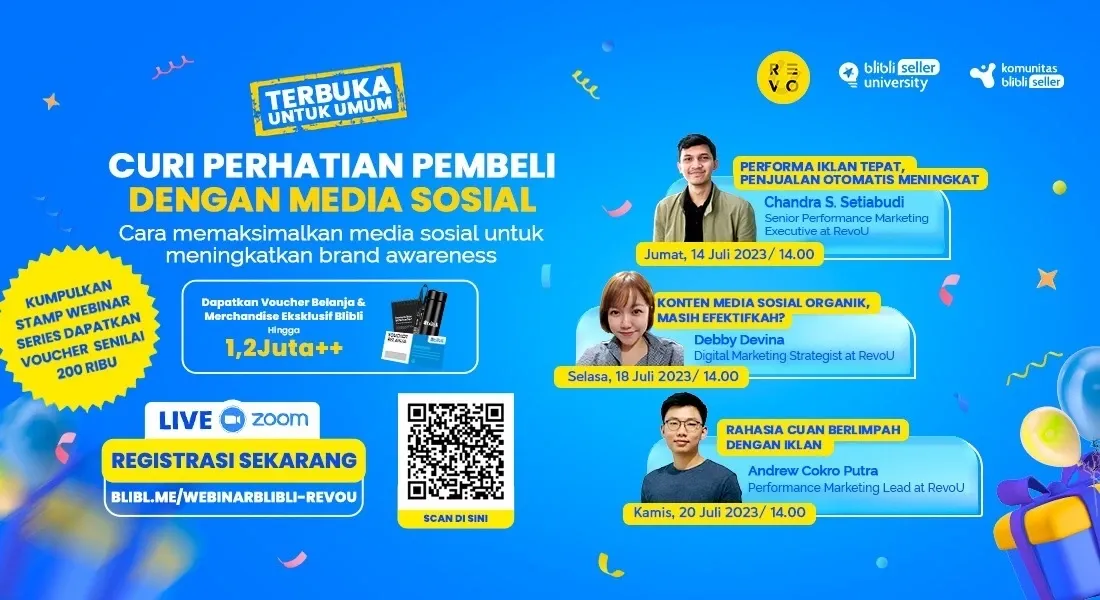 Webinar Series Blibli 12th Anniversary