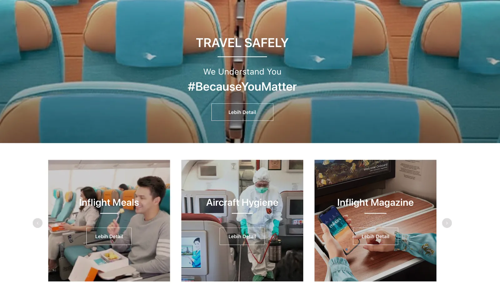 Website Garuda Indonesia