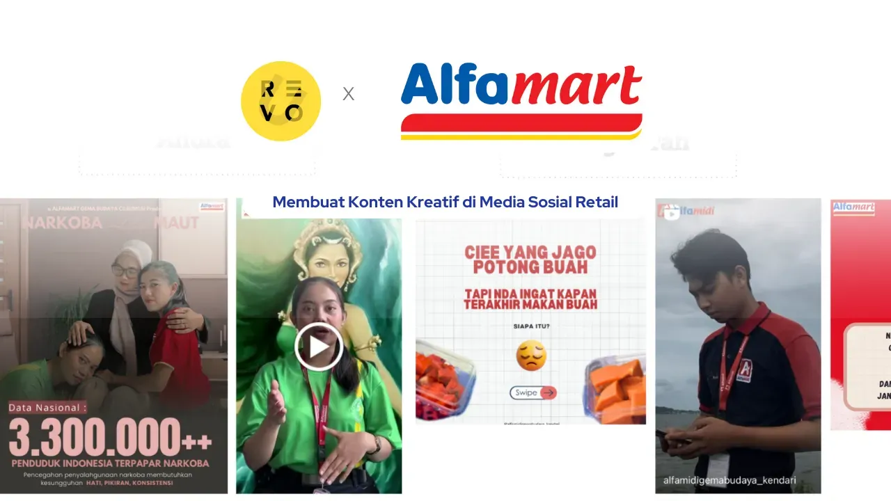 Kolaborasi RevoU dan Alfaria untuk Meningkatkan Performa Konten Video Vertikal dan Gambar Statis