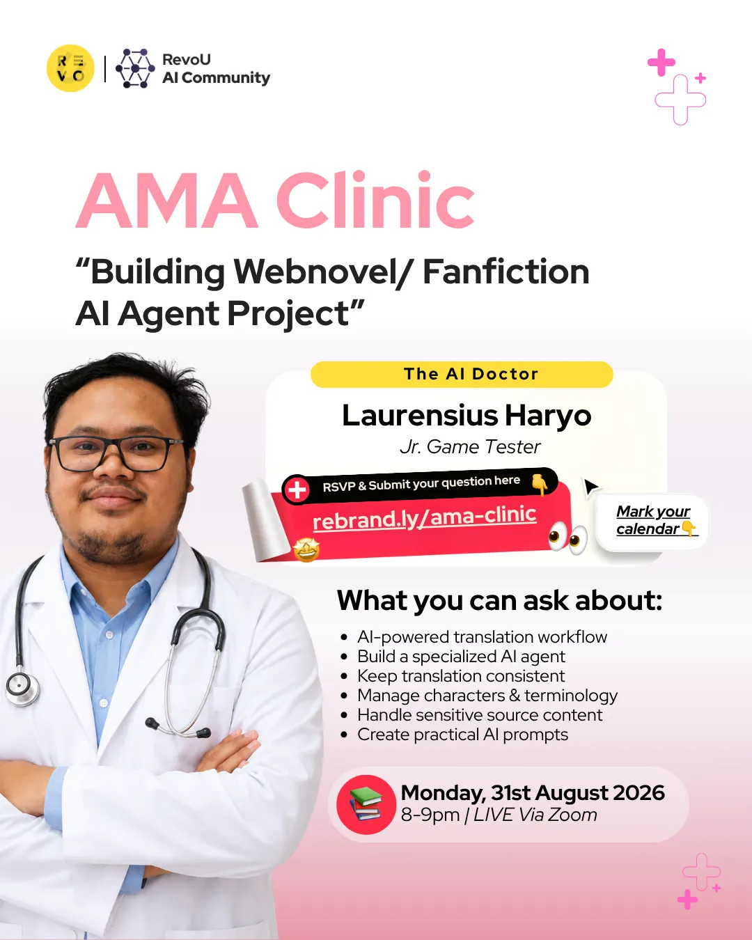 Ask Me Anything Clinic: Building Webnovel/ Fanfiction AI Agent Project