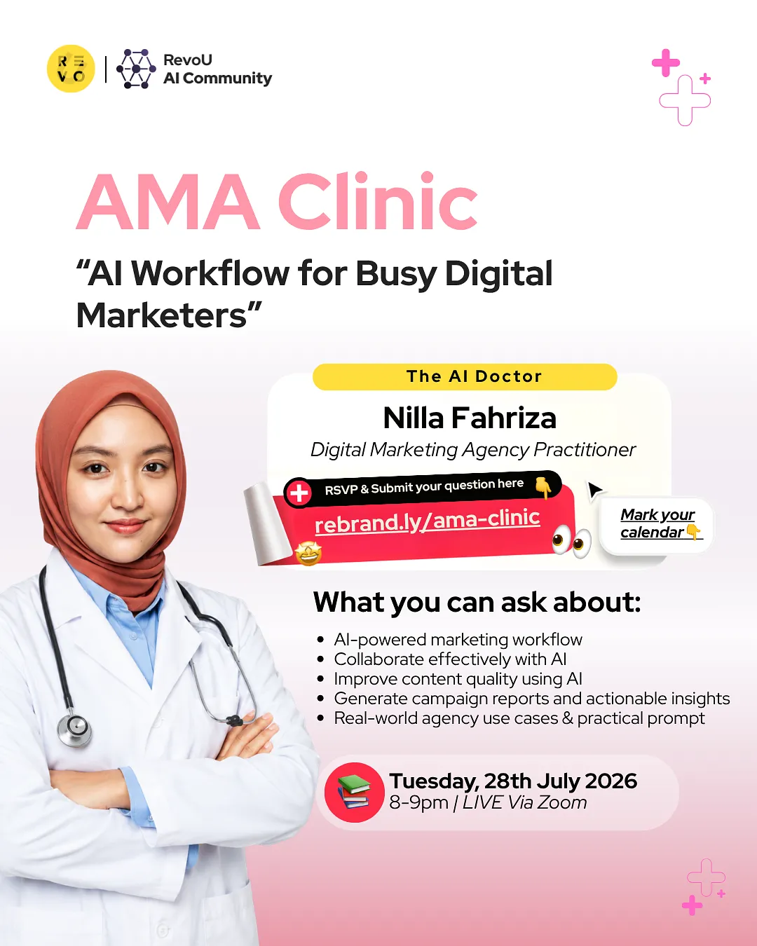 Ask Me Anything Clinic: AI Workflow for Busy Digital Marketers