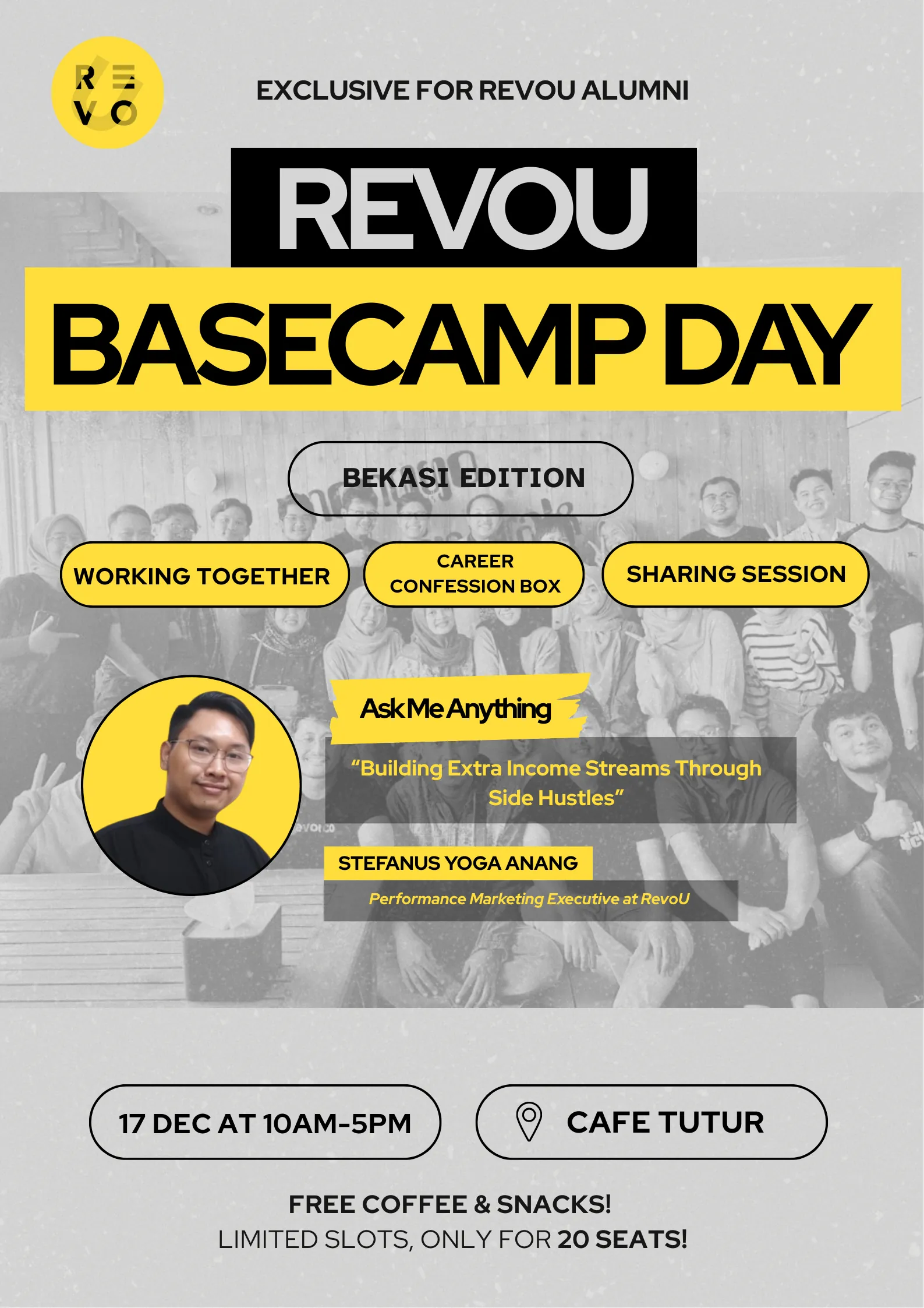 Basecamp Day Bekasi: Ask Me Anything with RevoU Team