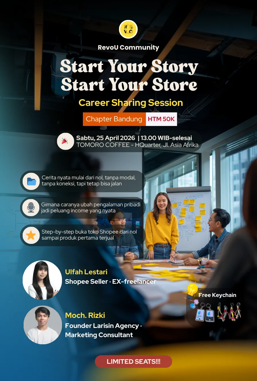 Start Your Story, Start Your Store - Career Sharing Session