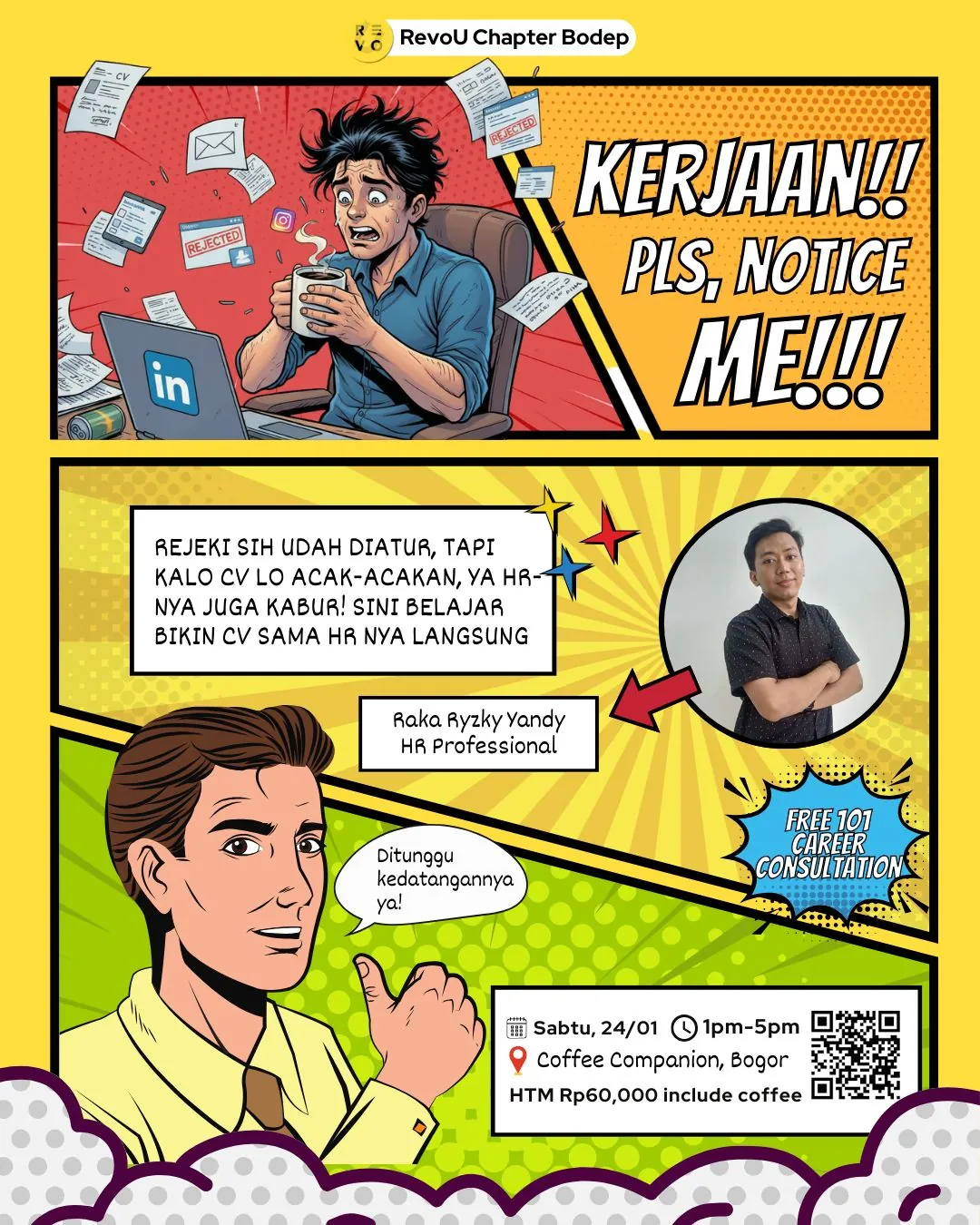 KERJAAN PLS, NOTICE ME!!