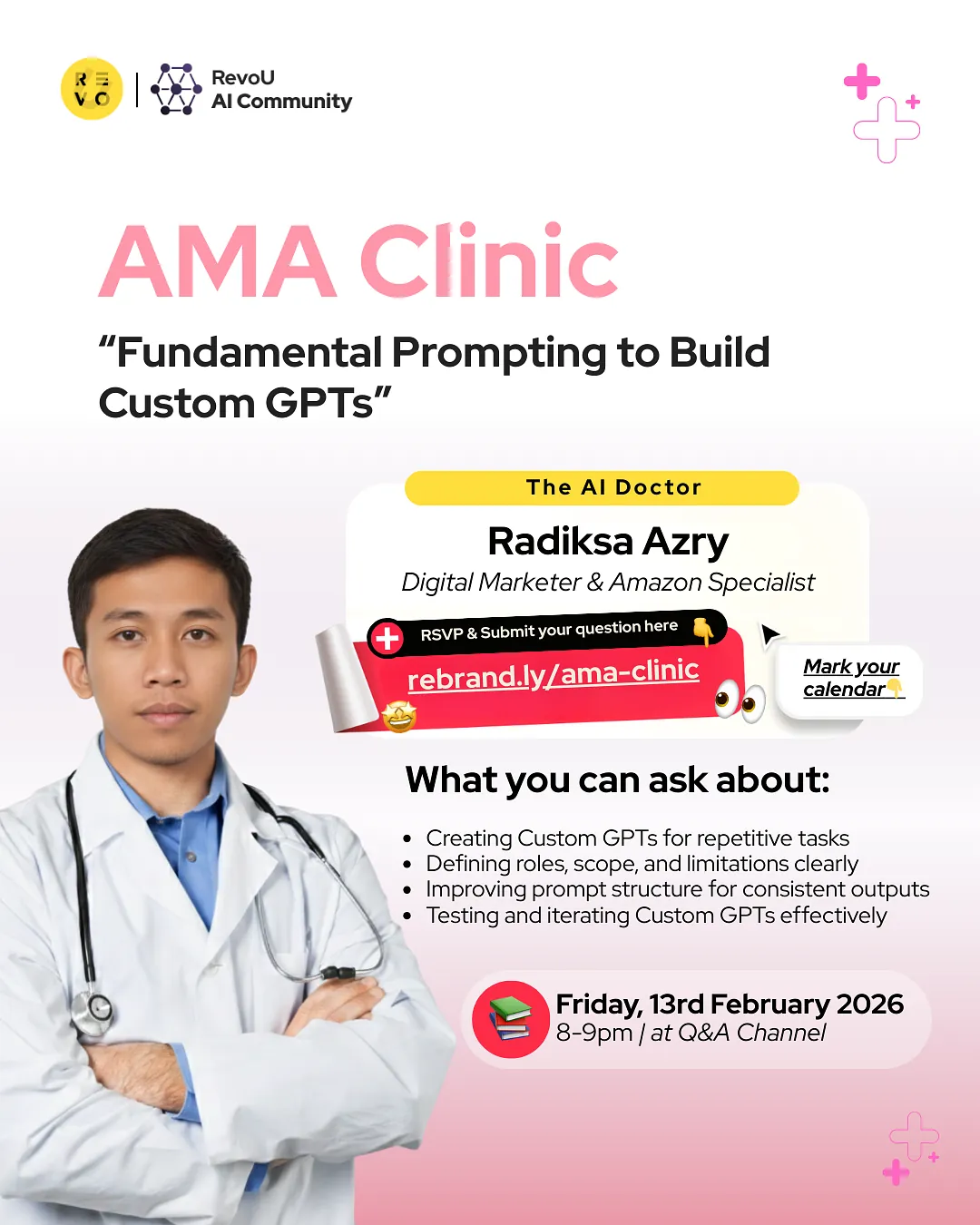 Ask Me Anything Clinic: “Fundamental Prompting to Build Custom GPTs”