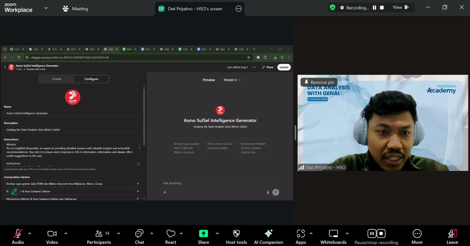 Astra Digital AI & Data training result 2