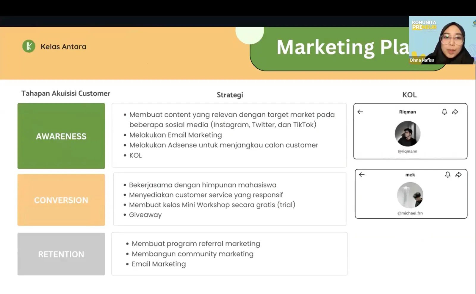 Komunita training result 3