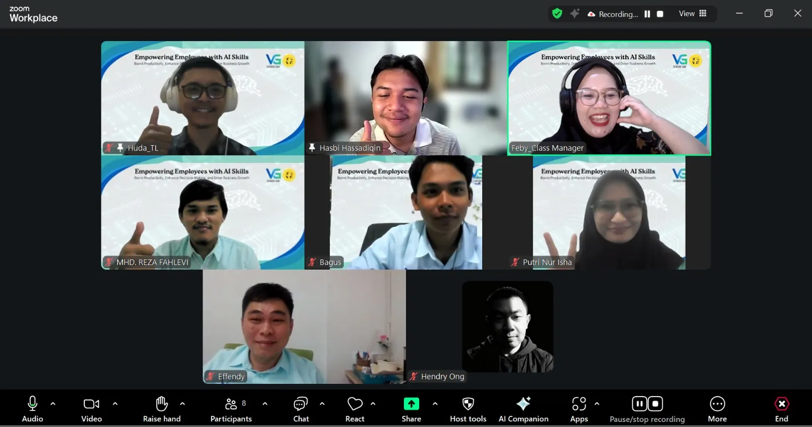 Victorindo Group training result 2
