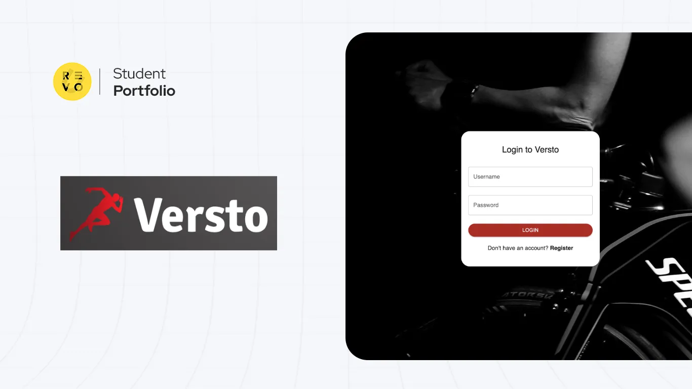 Versto Workout Tracker Application project preview