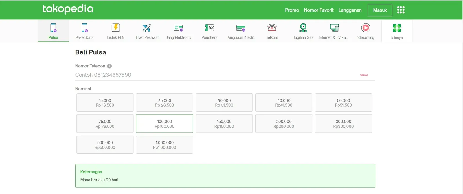 Landing page - Tokopedia