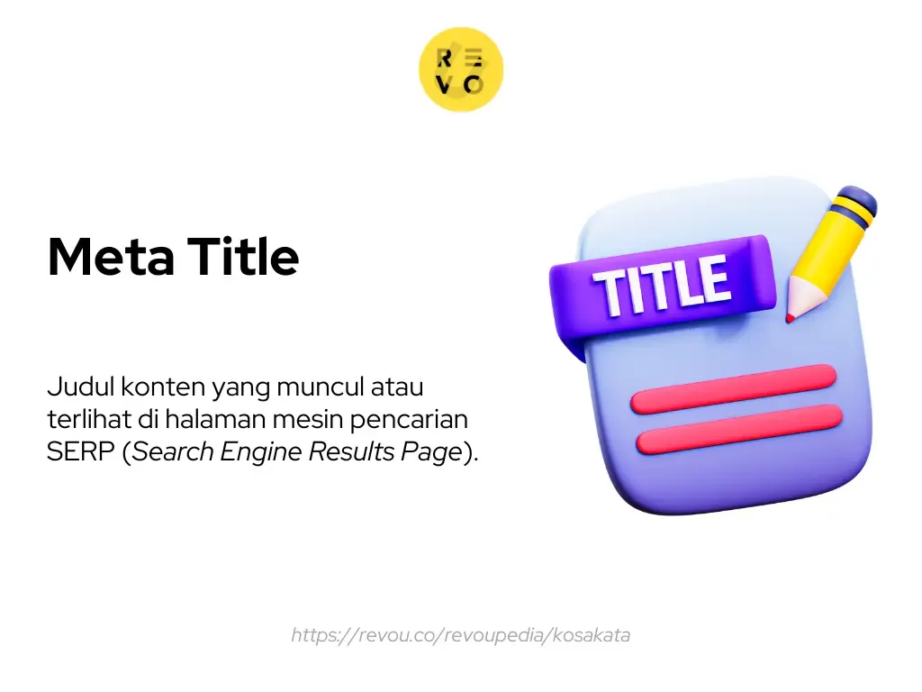 Pengertian meta title