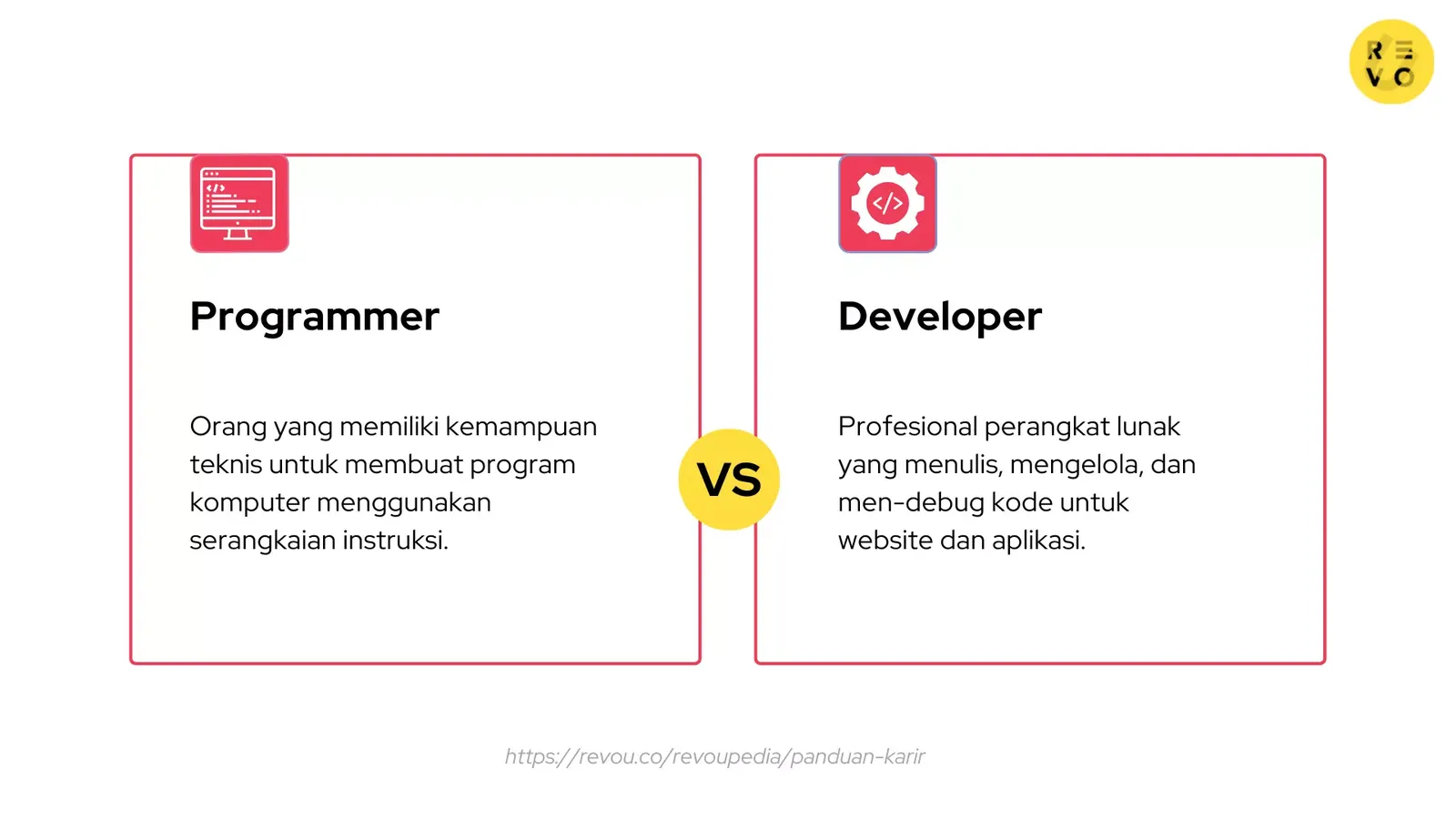 perbedaan programmer vs developer