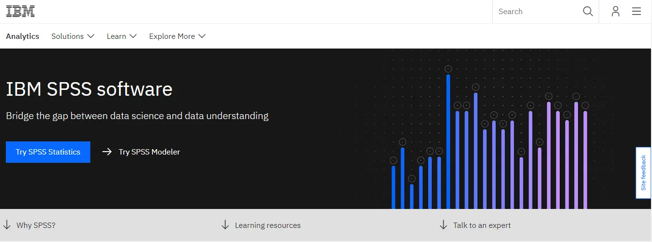Tools data analytics - SPSS