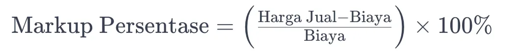 rumus markup