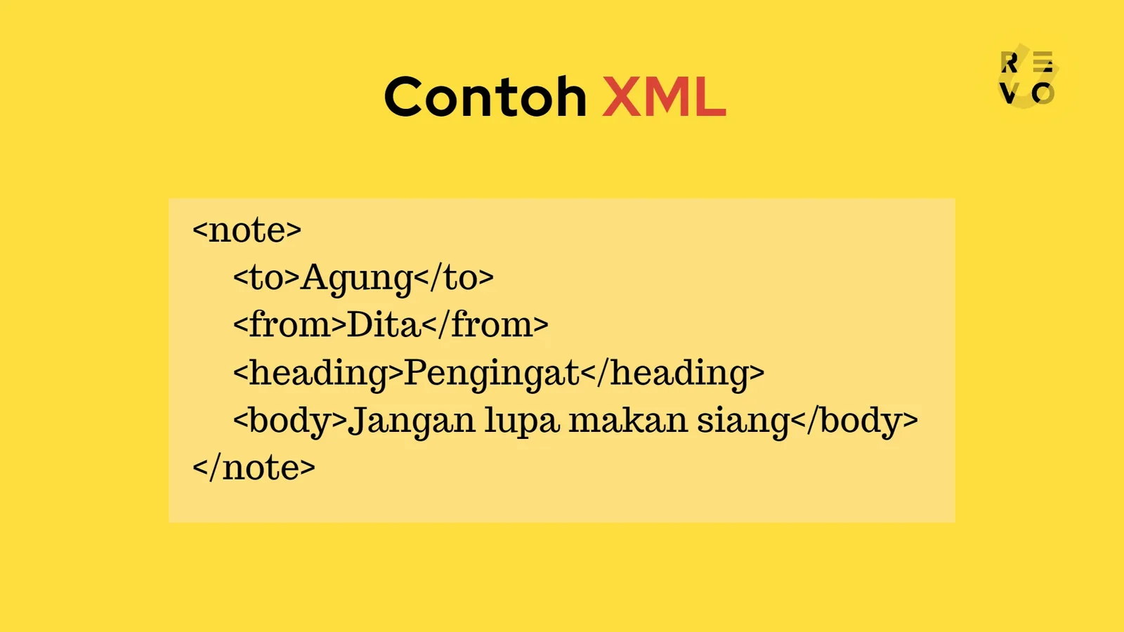 contoh XML