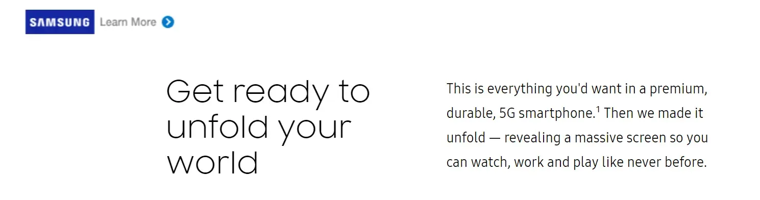 Contoh value proposition Samsung