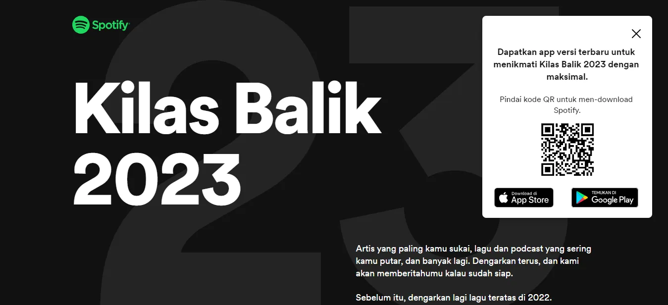 contoh microsite spotify wrapped