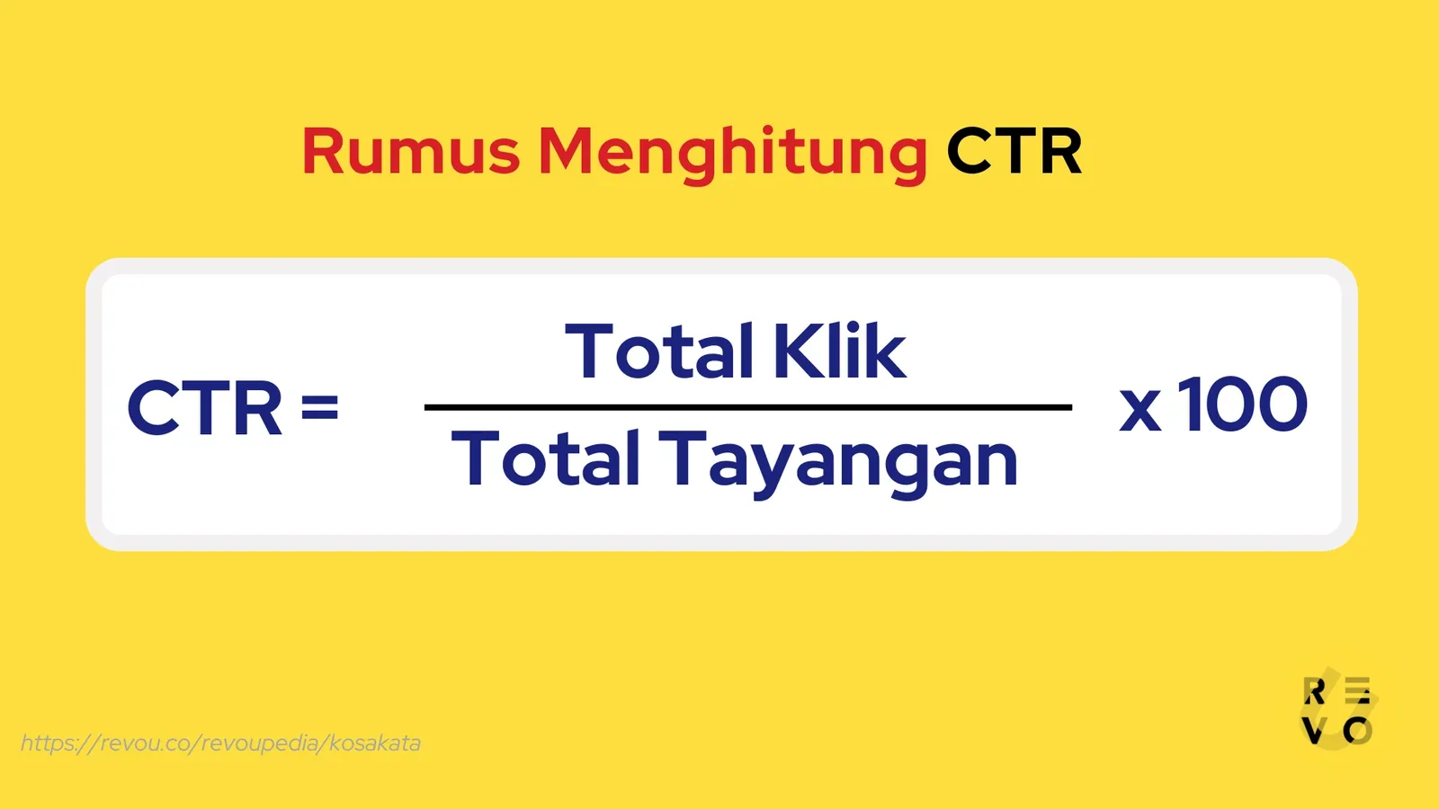 rumus menghitung CTR