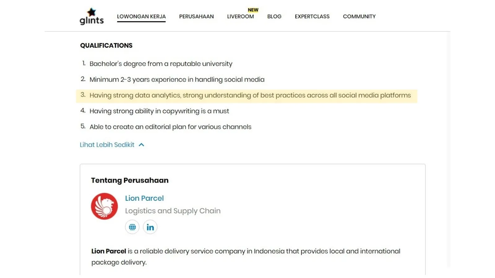 Skill Social Media Specialist Social Media Analytics