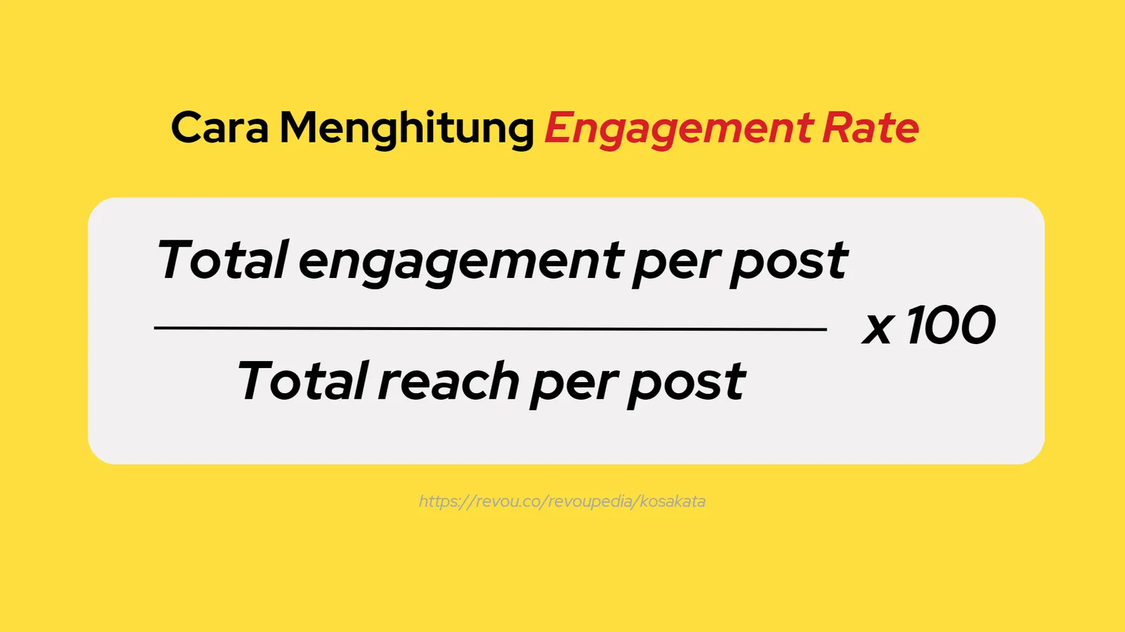 cara menghitung engagement rate