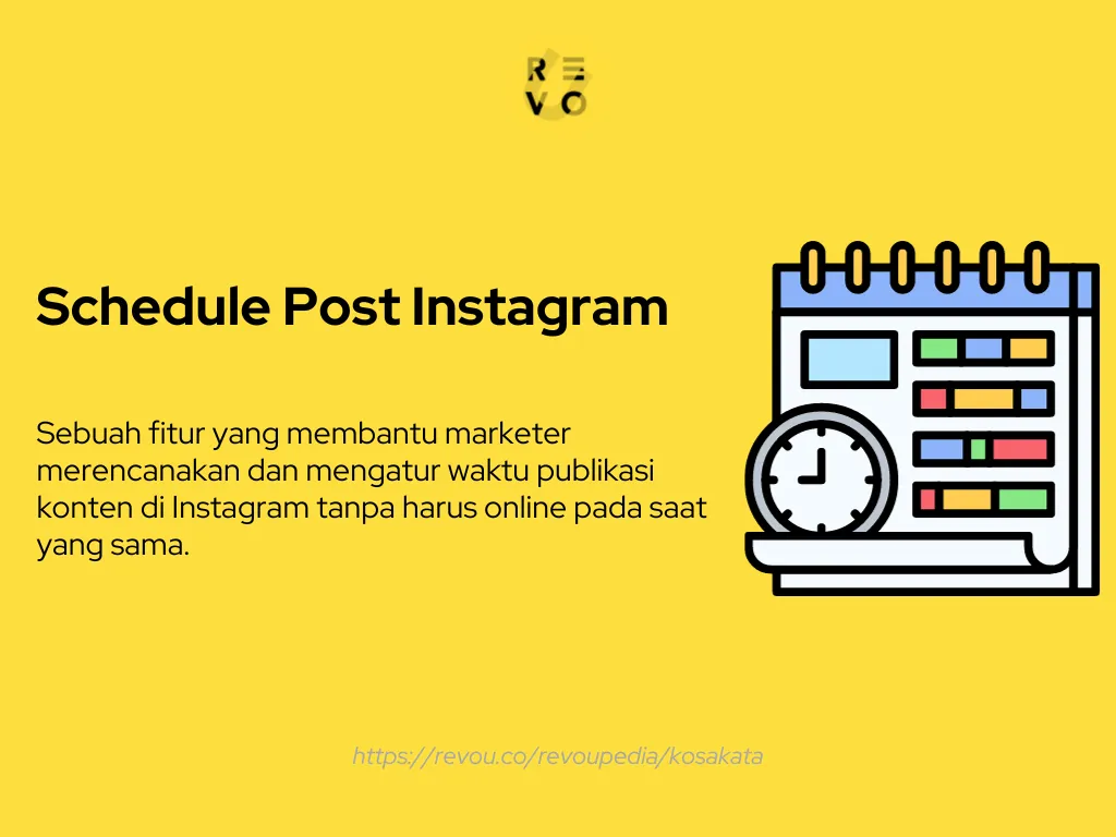 pengertian Schedule Post di Instagram