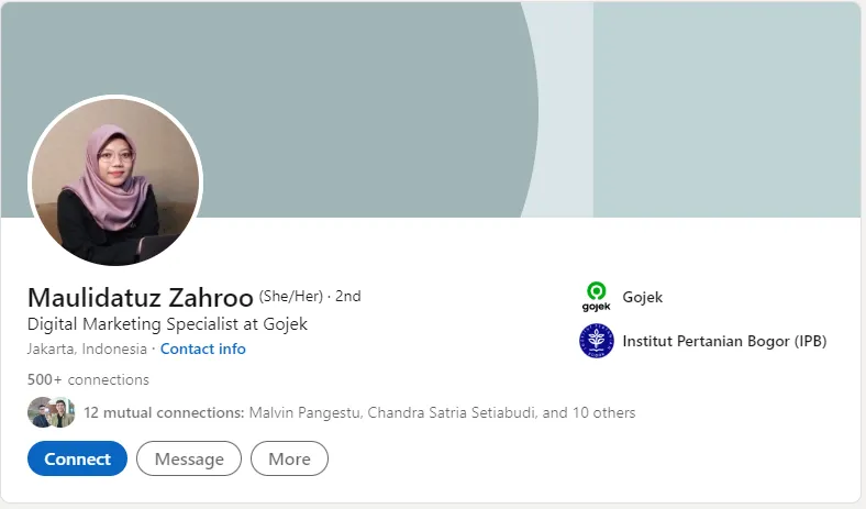 Digital Marketing Specialist alumni RevoU - Maulidatuz Zahro