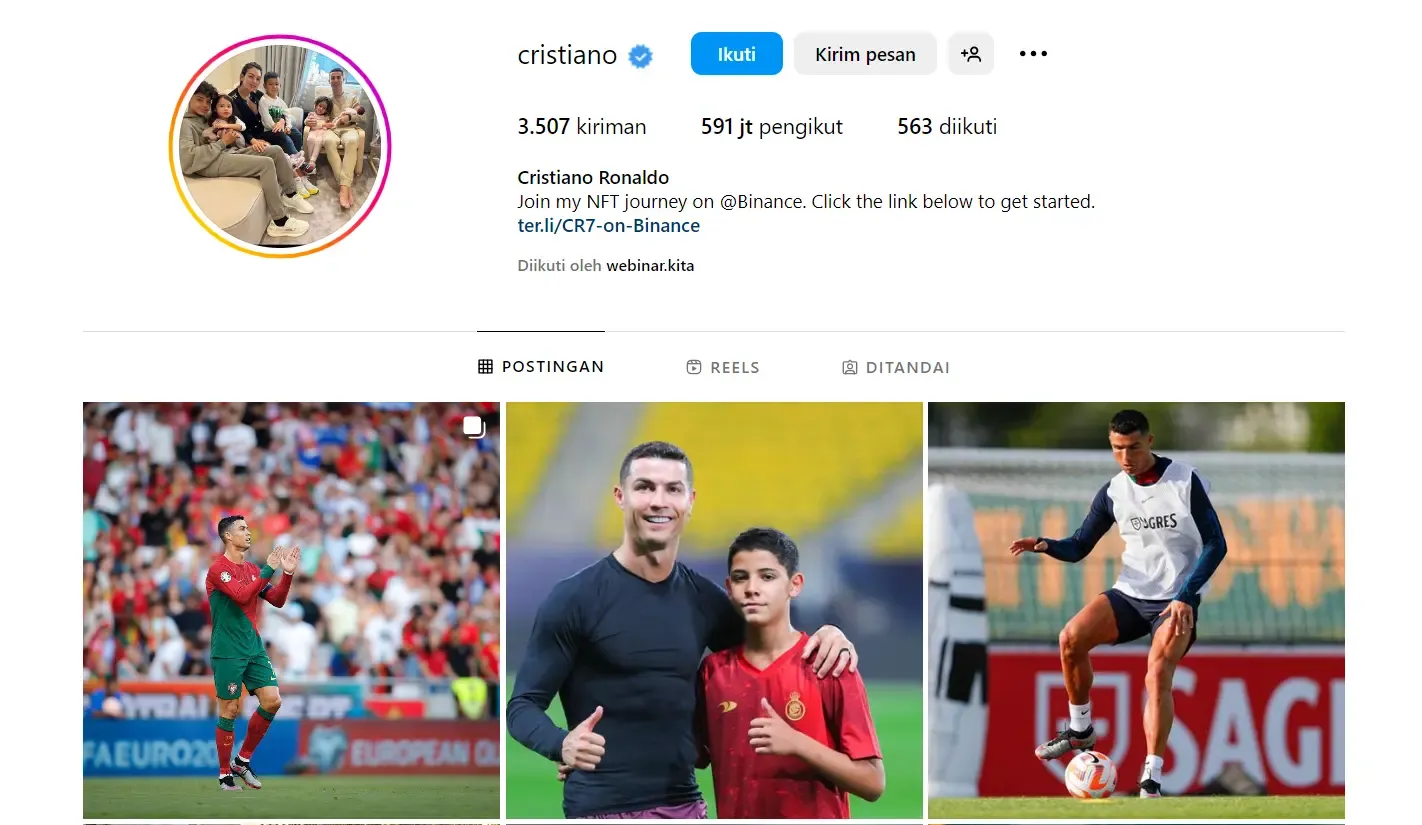 Influencer marketing Cristiano ronaldo