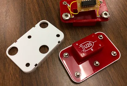 Tampilan fisik gerbang logika jenis XOR