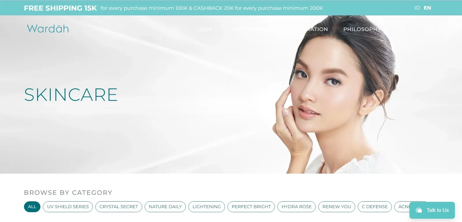 Headline dan subheading - Wardah