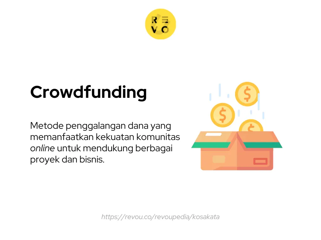 Crowdfunding adalah metode penggalangan dana yang memanfaatkan kekuatan komunitas online untuk mendukung berbagai proyek dan bisnis.