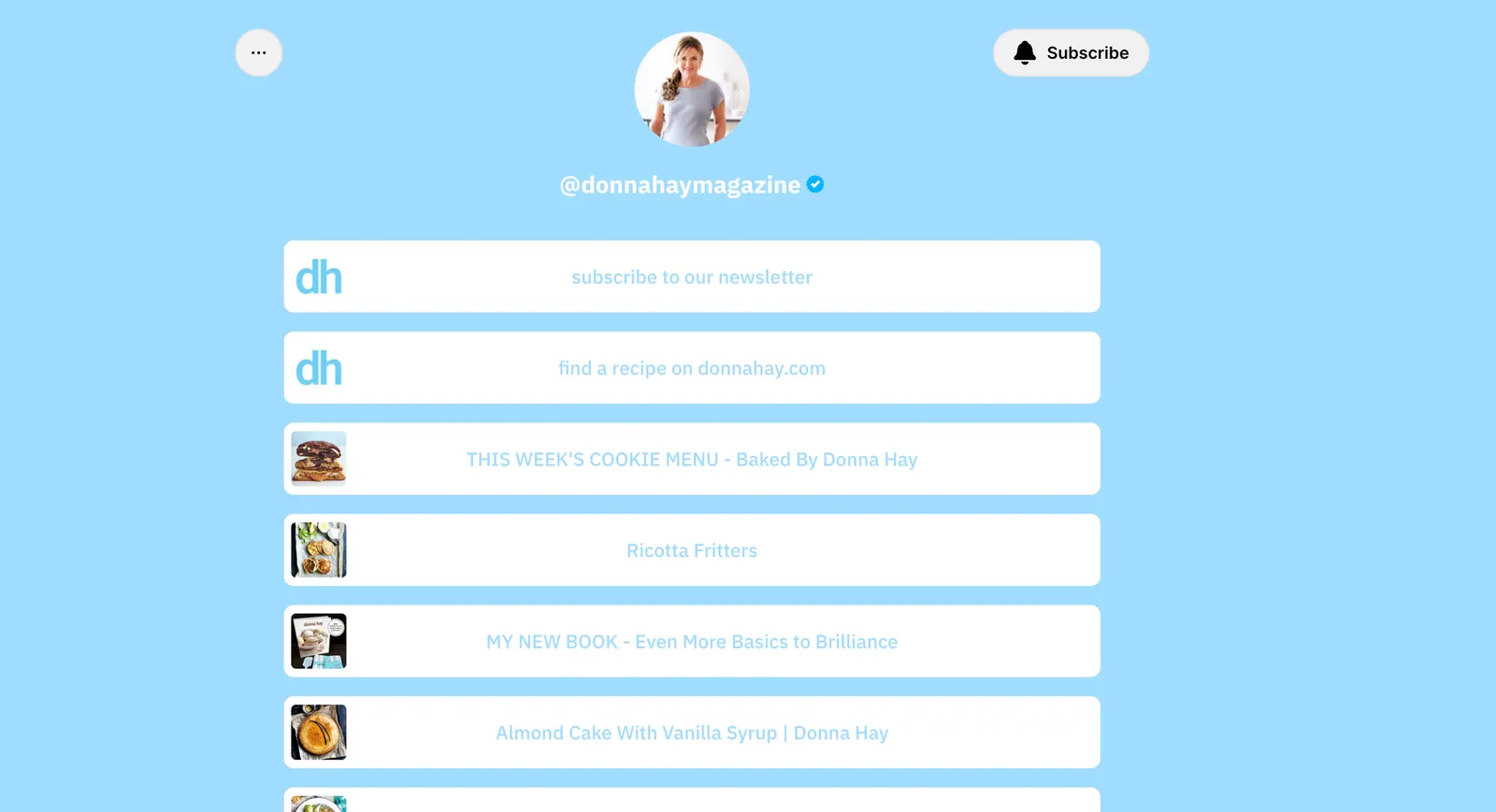 Contoh Penggunaan Linktree