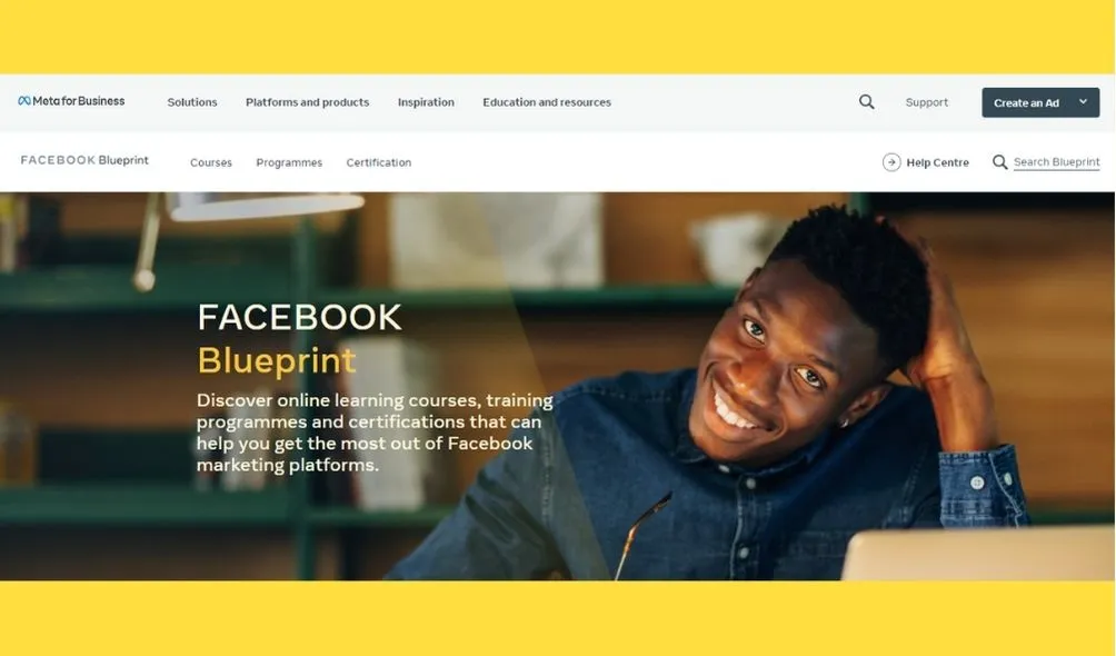 Homepage Facebook Blueprint