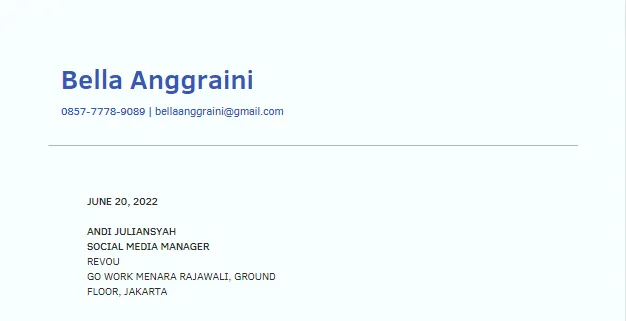 header cover letter social media specialist