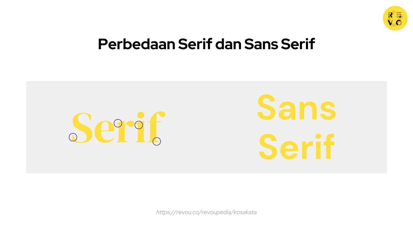 Perbedaan serif dan sans serif