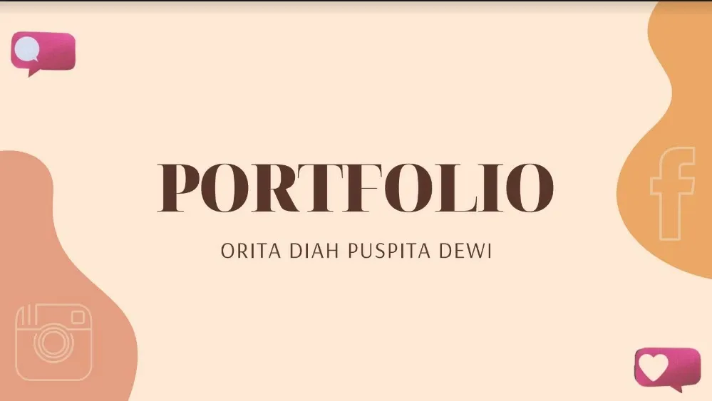 Contoh portofolio social media specialist - orita