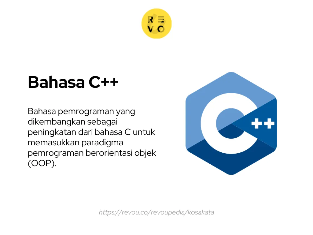 Bahasa C++ adalah