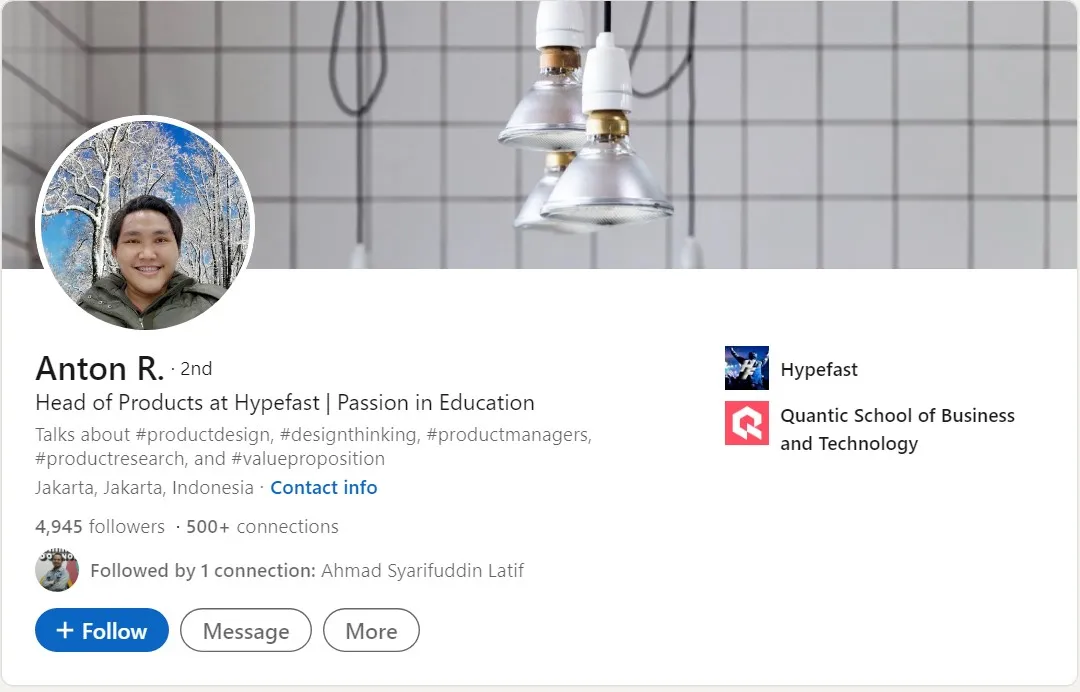 Intruktur FSPM RevoU - Anton R.