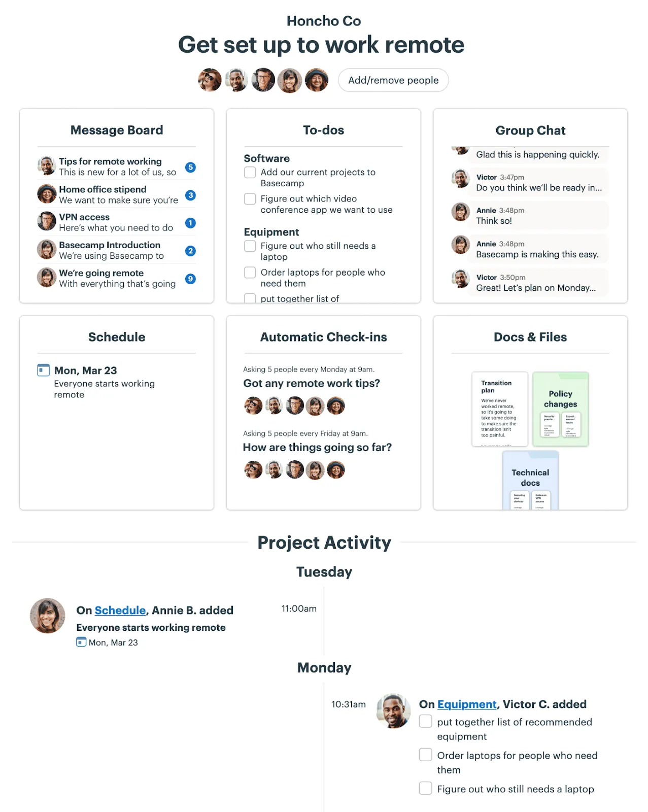Tools project management - Basecamp