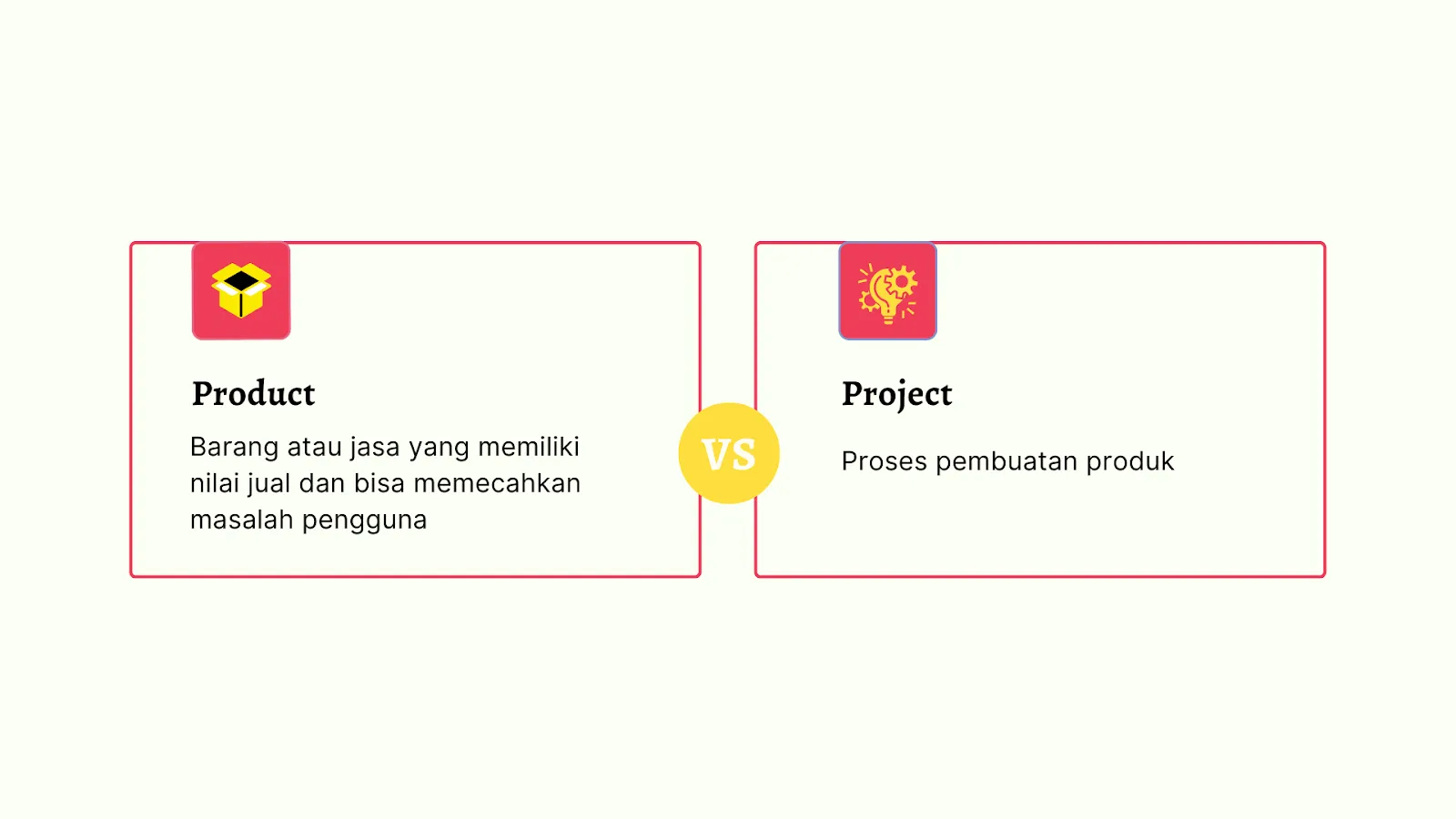 product vs project