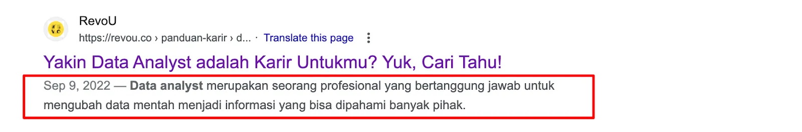 Contoh meta description