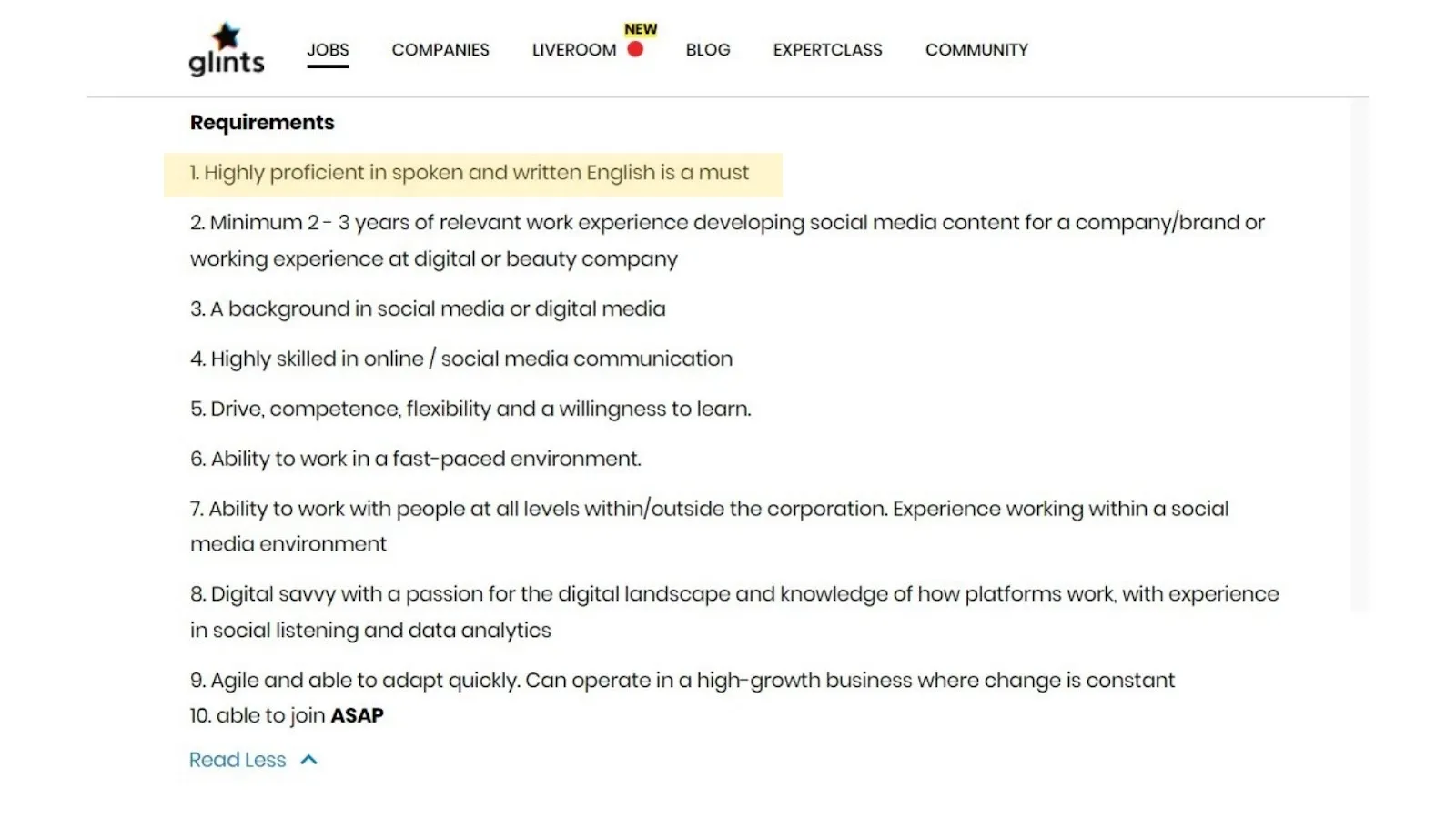 Skill Social Media Specialist Menguasai Bahasa Inggris