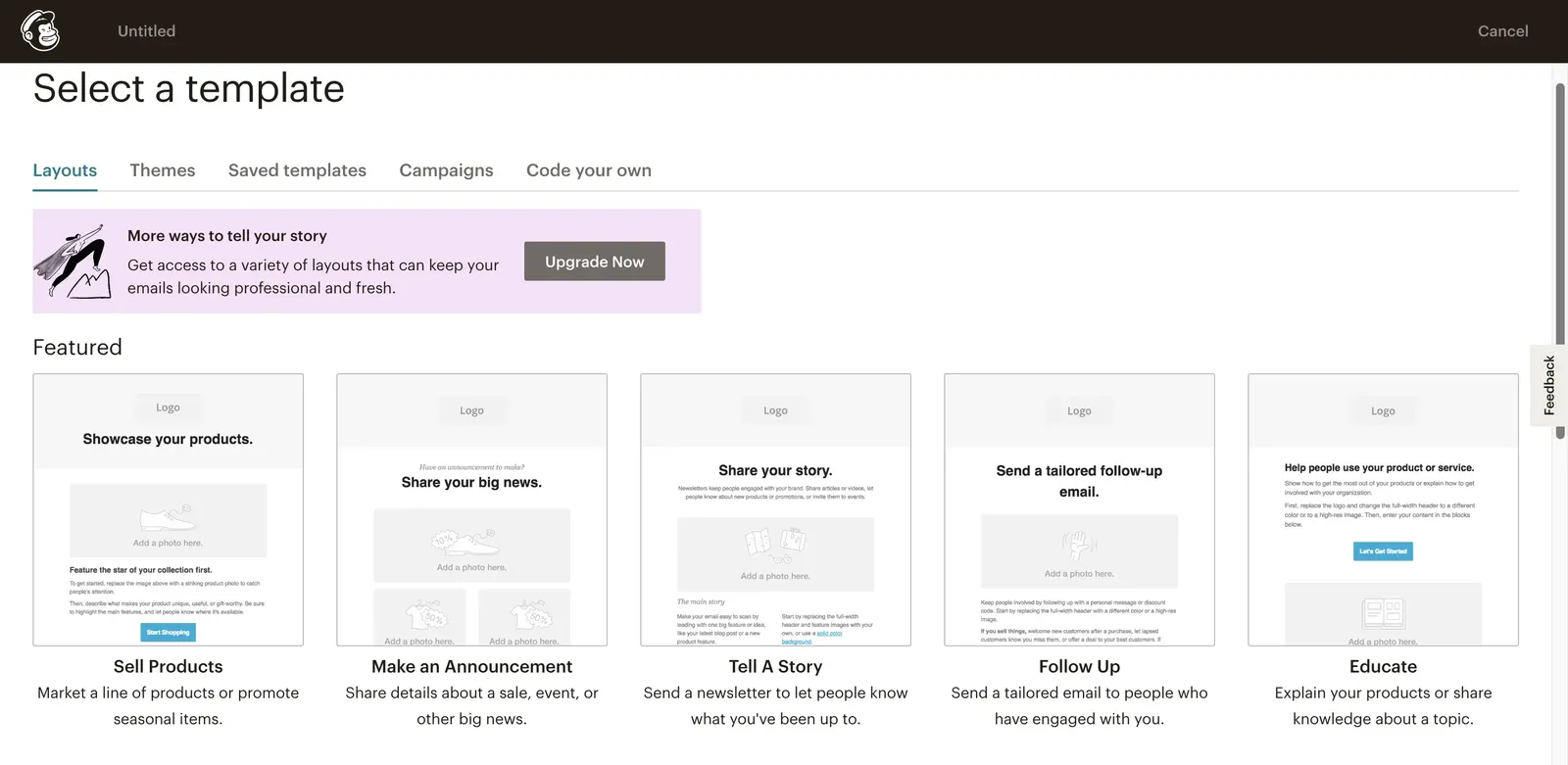 contoh mailchimp - revou