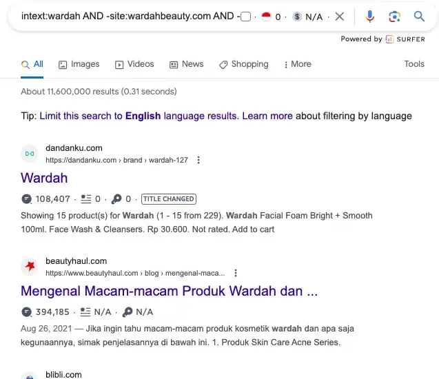 contoh brand mention