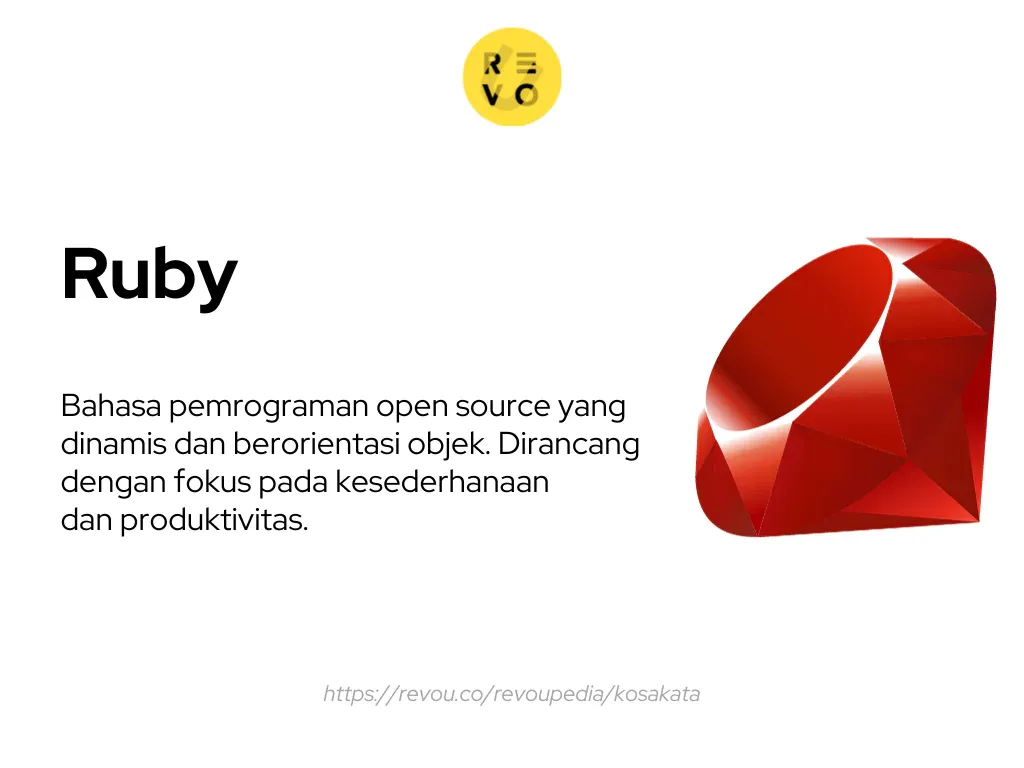 pengertian bahasa pemrograman ruby