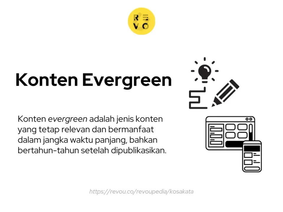konten evergreen adalah