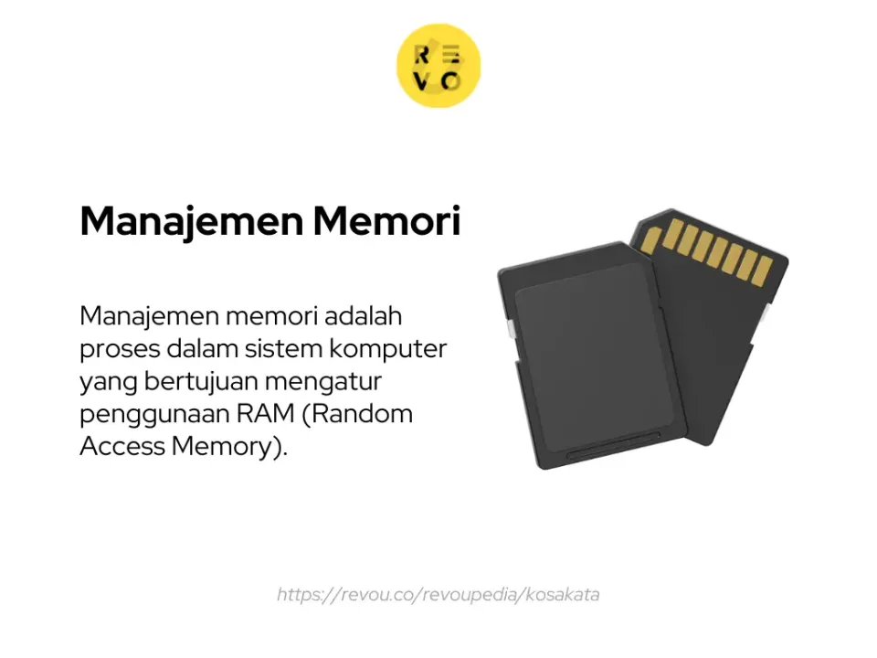 Manajemen memori adalah proses dalam sistem komputer yang bertujuan mengatur penggunaan RAM (Random Access Memory).